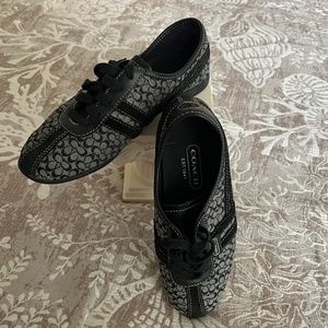 Coach black soled sneakers size 6